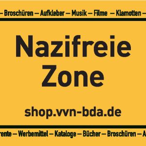 Aufkleber: Nazifreie Zone, A7 (100 Stück)-0
