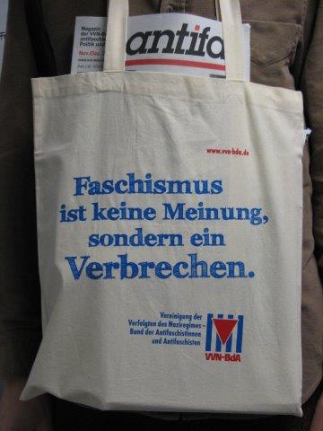 Tasche "Faschismus ist keine Meinung"-242